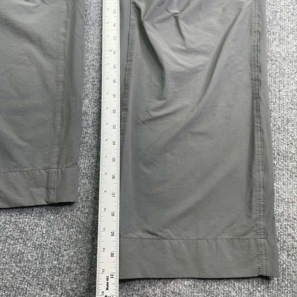 Patagonia Quandary Hiking Pants Men 34 Gray Straight Leg Outdoor Technical Trail